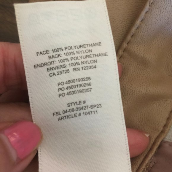 Aritzia Melina Slim Pant Gold Camel 00 - Picture 6 of 6